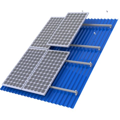 Metal Çatı Üzerine Güneş Paneli Montajı